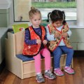 Alternate Image #5 of Carolina Toddler Sit and Read Bench with Book Display and Storage Cubby