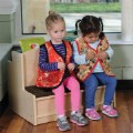 Thumbnail Image #2 of Carolina Toddler Sit and Read Bench with Book Display and Storage Cubby