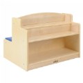 Alternate Image #2 of Carolina Toddler Sit and Read Bench with Book Display and Storage Cubby