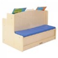 Alternate Image #3 of Carolina Toddler Sit and Read Bench with Book Display and Storage Cubby
