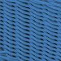 Alternate Image #3 of Small Washable Plastic Wicker Basket - Blue - Each