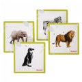 Thumbnail Image of Zoo Animal Images on 6" Lacing Boards - Set of 4