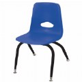 Stackable Chair With 9.5" Seat Height - Blue