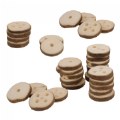 Wooden Branch Buttons - 32 Pieces