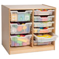 Easy View Compact Storage with Trays