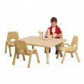Primary Thumbnail of Nature Color Chunky 24" x 36" Table with Adjustable Legs