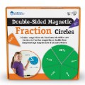 Learning Resources Magnetic Fraction Circles - Double-Sided Math Manipulatives For Whiteboards