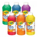 Crayola® Washable Bright Color Non-Toxic Finger Paint - Set of 6