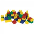 Thumbnail Image of Colorful Flexible Soft Mini EduBlocks - 52 Pieces