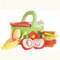 Picnic Lunch Food Set with Storage Basket