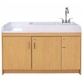 Alternate Image #3 of Changing Table with Right Hand Sink - Natural