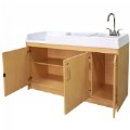 Alternate Image #5 of Changing Table with Right Hand Sink - Natural