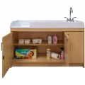 Alternate Image #6 of Changing Table with Right Hand Sink - Natural