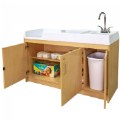 Alternate Image #7 of Changing Table with Right Hand Sink - Natural