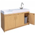 Alternate Image #9 of Changing Table with Right Hand Sink - Natural