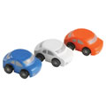 Easy to Push Durable Toy Cars for Block Play - Set of 3