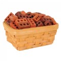 Alternate Image #2 of Wooden Basket 8"L x 6"W x 3"H