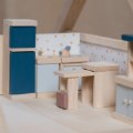 Alternate Image #5 of Wooden Dollhouse Kitchen Furniture Group - 4 Piece Set