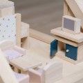 Alternate Image #5 of Wooden Dollhouse Living Room Furniture Group - 7 Piece Set