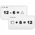 Alternate Image #2 of Addition and Subtraction Unknown Quantities Flashcards Activity