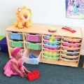 Thumbnail Image #2 of 4 Section Cabinet With Trays