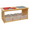 Thumbnail Image of Nature Color Double Play™ Table for Block Activities - Natural