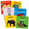 Bright Children Bilingual Board Books for Literacy and Language Development - Set of 6