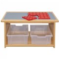 Alternate Image #3 of Toddler Wooden Play Table - Natural