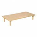 Primary Thumbnail of Nature Color Chunky 30" x 48" Toddler Table with 12"-16" Adjustable Legs