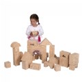 Alternate Image #2 of Jumbo Foam "Wooden" Blocks - 32 Piece Set