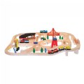 Deluxe Wooden Railway Set