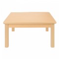 Alternate Thumbnail #2 of Carolina Laminate 24" x 24" Square Table With 12" Legs - Seats 4
