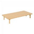 Thumbnail Image of Nature Color Chunky 24" x 48" Toddler Table with 12-16" Adjustable Legs