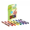 Crayola® 8-Count Anti-Roll Triangular Crayons - 10 Boxes