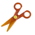 Easy to Grip Student Safe Paper Only Plastic Crafting Scissors - Set of 12