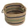 Harwood Stripe Basket 18" x 12"