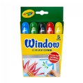 Crayola® Easy to Wash Off Window Crayons for Glass Surfaces - Single Box