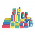 Colorful Soft Foam Building Blocks - 68 Piece Set