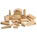 Thumbnail Image of Mini Hollow Blocks in Different Shapes - 24 Piece Set