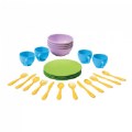 Eco-Friendly Dish Set - 24 Pieces