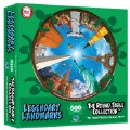 Alternate Image #3 of Round Table Puzzle - Landmarks - 500 Pieces