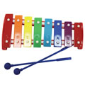 Bright Colored Glockenspiel Instrument for Music and Rhythm Learning