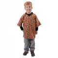 Festive Multiethnic Kente-Inspired Dashiki Boy Garment