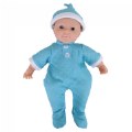 Alternate Image #2 of Soft Body 11" Doll with Romper and Cap - Caucasian