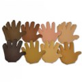 Skin Tone Paper Hands - 35 Sheets