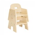 Alternate Image #4 of 6" Toddler Stacking Chair - Set of 2