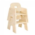 Alternate Image #4 of Toddler Stacking Chair 7" Seat Height - Set of 2