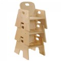Alternate Image #3 of Toddler Stacking Chair 7" Seat Height - Set of 2