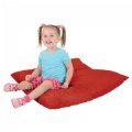 Alternate Image #3 of Jumbo Pillow with Removable Cover - Red