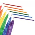 Alternate Image #2 of Rainbow Rhythm Ribbons - Set of 6